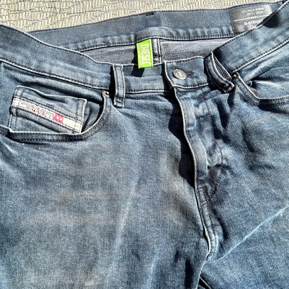 Diesel D-Strukt Slim Fit Italian Denim 29x32 black wash